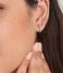 Ania Haie Earring Turquoise Huggie Hoop Earrings Gold